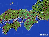 近畿地方のアメダス実況(日照時間)(2022年01月03日)