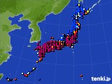 アメダス実況(日照時間)(2022年01月03日)