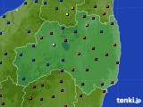福島県のアメダス実況(日照時間)(2022年01月03日)