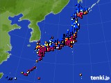 アメダス実況(日照時間)(2022年01月04日)