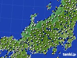 北陸地方のアメダス実況(風向・風速)(2022年01月04日)