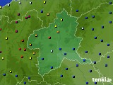 群馬県のアメダス実況(日照時間)(2022年01月06日)