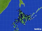2022年01月06日の北海道地方のアメダス(気温)