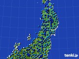 2022年01月06日の東北地方のアメダス(気温)