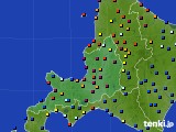 2022年01月07日の道央のアメダス(日照時間)