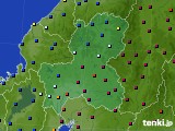 岐阜県のアメダス実況(日照時間)(2022年01月07日)