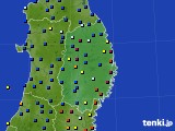 岩手県のアメダス実況(日照時間)(2022年01月07日)