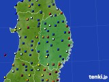 岩手県のアメダス実況(日照時間)(2022年01月08日)