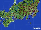 2022年01月12日の東海地方のアメダス(日照時間)