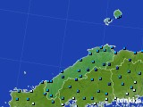 2022年01月12日の島根県のアメダス(気温)