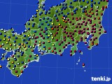 2022年01月14日の東海地方のアメダス(日照時間)