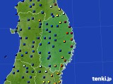 岩手県のアメダス実況(日照時間)(2022年01月14日)