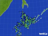 2022年01月14日の北海道地方のアメダス(気温)