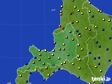道央のアメダス実況(積雪深)(2022年01月15日)