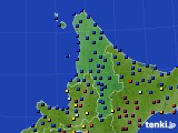 道北のアメダス実況(日照時間)(2022年01月15日)