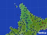 道北のアメダス実況(日照時間)(2022年01月16日)