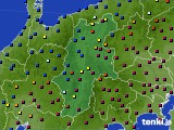 長野県のアメダス実況(日照時間)(2022年01月16日)