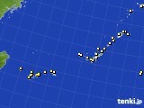 沖縄地方のアメダス実況(気温)(2022年01月16日)