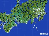 東海地方のアメダス実況(気温)(2022年01月18日)