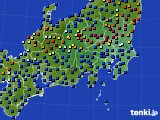 2022年01月30日の関東・甲信地方のアメダス(日照時間)