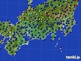 2022年01月30日の東海地方のアメダス(日照時間)