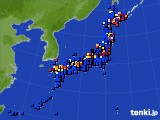 2022年01月30日のアメダス(日照時間)
