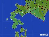 2022年01月30日の道南のアメダス(日照時間)