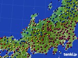 北陸地方のアメダス実況(日照時間)(2022年01月31日)