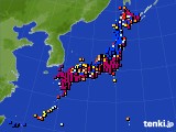 2022年01月31日のアメダス(日照時間)