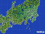 2022年01月31日の関東・甲信地方のアメダス(気温)