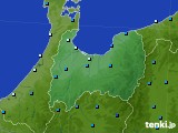 富山県のアメダス実況(気温)(2022年01月31日)