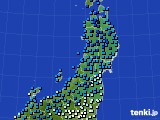 2022年02月01日の東北地方のアメダス(気温)