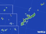 沖縄県のアメダス実況(降水量)(2022年02月02日)