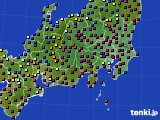 2022年02月02日の関東・甲信地方のアメダス(日照時間)