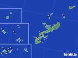 沖縄県のアメダス実況(降水量)(2022年02月03日)