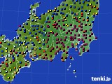 関東・甲信地方のアメダス実況(日照時間)(2022年02月03日)