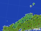島根県のアメダス実況(日照時間)(2022年02月05日)