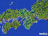 近畿地方のアメダス実況(日照時間)(2022年02月06日)