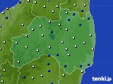 福島県のアメダス実況(風向・風速)(2022年02月06日)