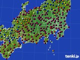 2022年02月07日の関東・甲信地方のアメダス(日照時間)