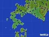 2022年02月08日の道南のアメダス(日照時間)