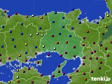 兵庫県のアメダス実況(日照時間)(2022年02月09日)