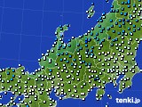 2022年02月09日の北陸地方のアメダス(気温)