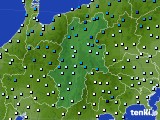 長野県のアメダス実況(気温)(2022年02月09日)