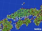 2022年02月11日の中国地方のアメダス(日照時間)