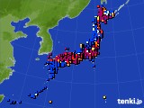 2022年02月12日のアメダス(日照時間)