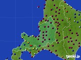 道央のアメダス実況(日照時間)(2022年02月12日)