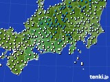 東海地方のアメダス実況(気温)(2022年02月12日)