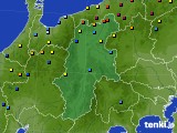 長野県のアメダス実況(積雪深)(2022年02月13日)