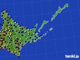 2022年02月13日の道東のアメダス(日照時間)